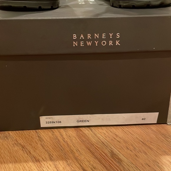 Barney’s New York combat green boots size 40 - Picture 4 of 6